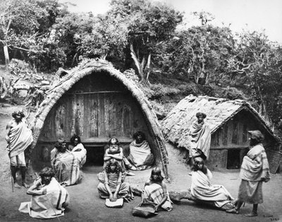 A Toda Mund at Ootacamund, c.1865 by Samuel Bourne